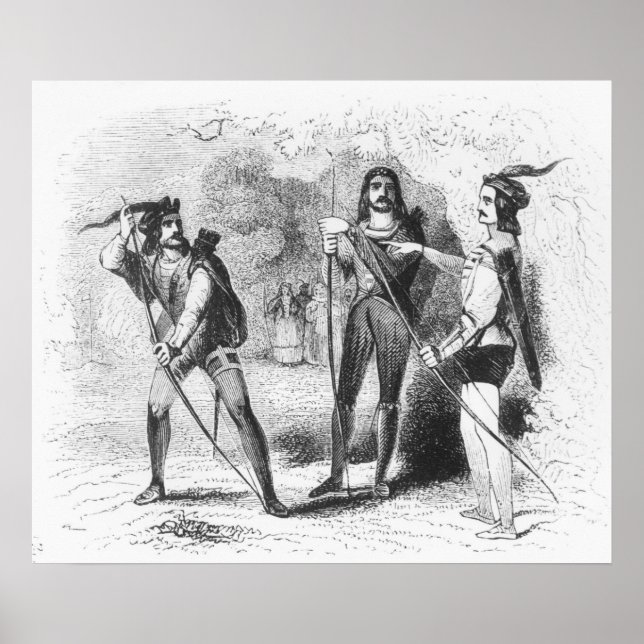 Póster Robin Hood, Scarlet y John (Frente)