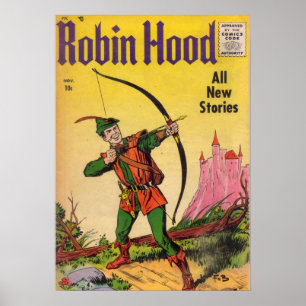 Póster Robin Hood Todas Las Nuevas Historias Vintage Cove