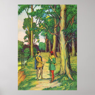 Póster Robin Hood y Little John