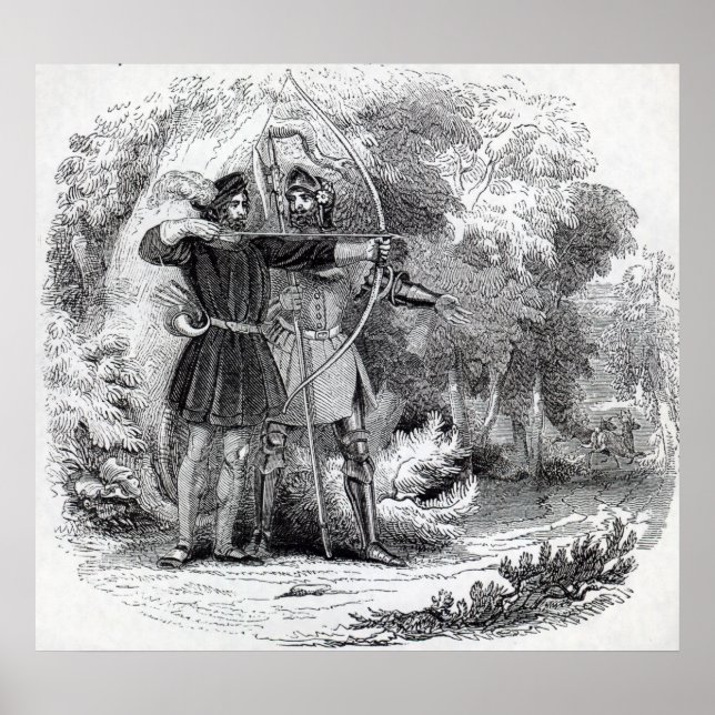 Póster Robin Hood y Little John (Frente)