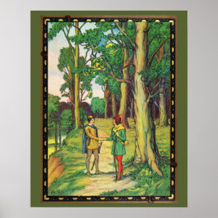 Póster Robin Hood y Little John