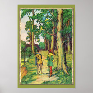Póster Robin Hood Y Little John