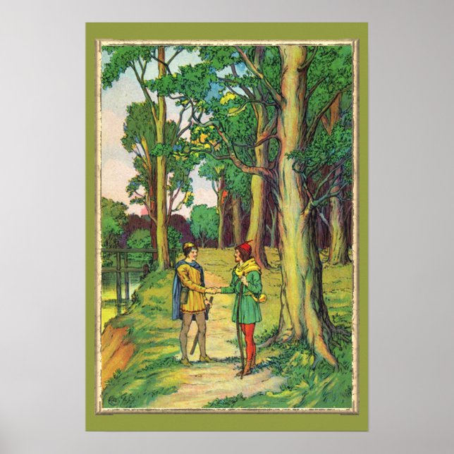 Póster Robin Hood Y Little John (Frente)