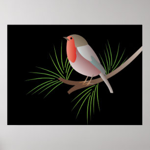 Póster Robin Redmama Poster