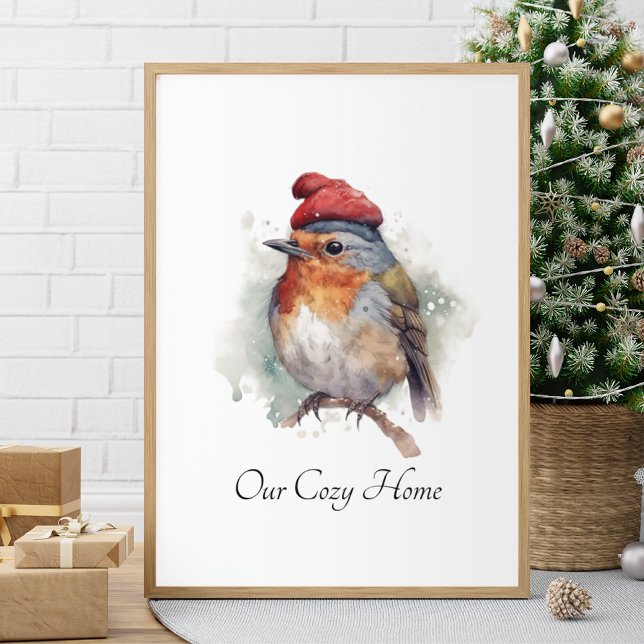 Póster Robin Winter Delight, custom (Subido por el creador)