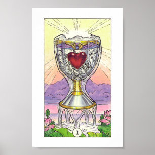 Póster Robin Wood Tarot - As de Cups