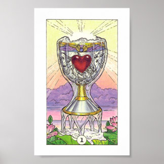 Póster Robin Wood Tarot - As de Cups
