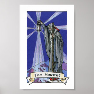 Póster Robin Wood Tarot - Mayor 09 The Hermit