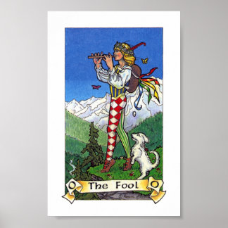 Póster Robin Wood Tarot - Mayor 0 - El tonto