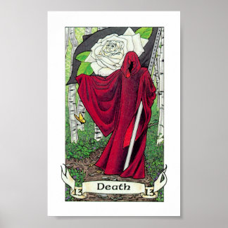 Póster Robin Wood Tarot - Mayor 13 Muerte
