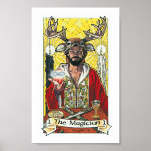 Póster Robin Wood Tarot - Mayor 1 El Magician