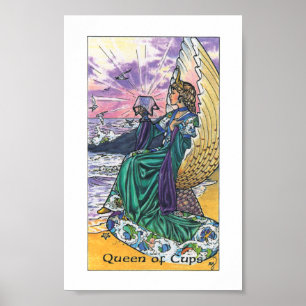 Póster Robin Wood Tarot - Reina de las copas