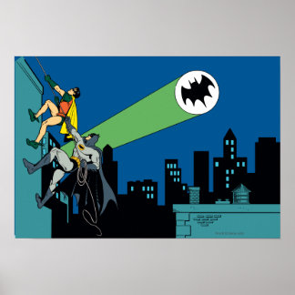 Póster Robin Y Batman Climb