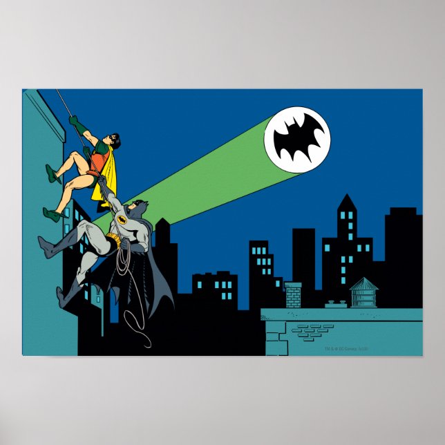 Póster Robin y Batman suben (Frente)