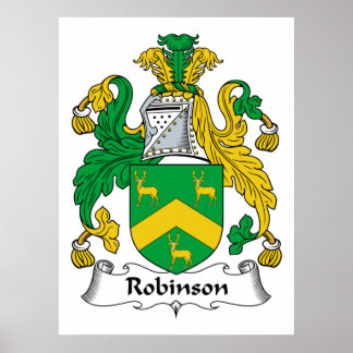 Póster Robinson Family Crest