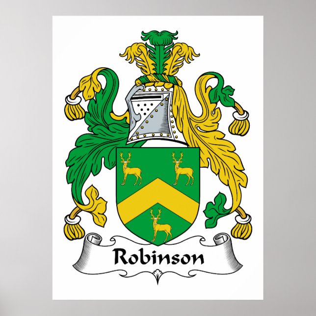 Póster Robinson Family Crest (Frente)