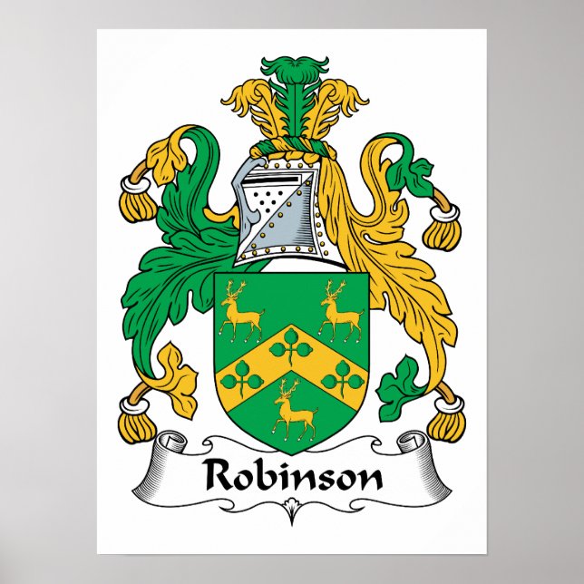 Póster Robinson Family Crest (Frente)