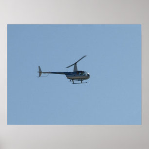 Póster Robinson R44 Raven II Helicopter.