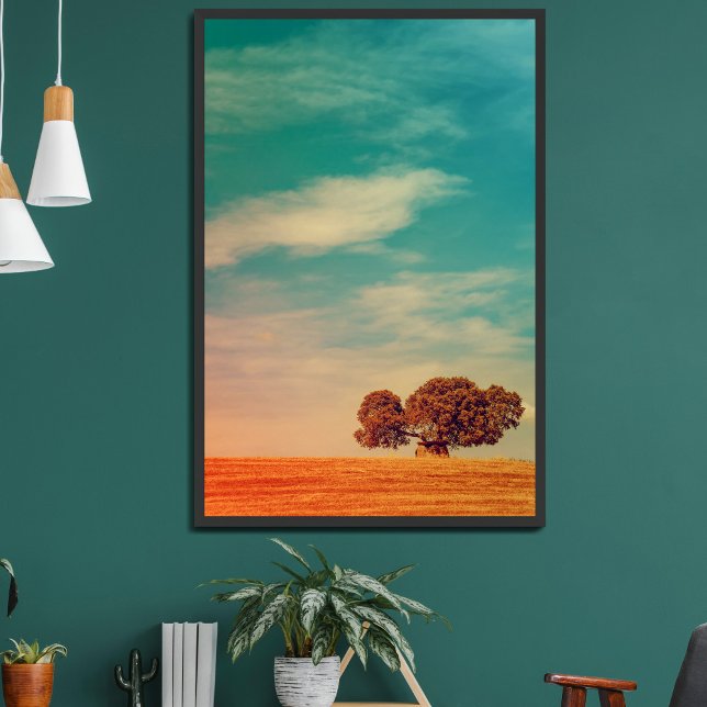 Póster Roble Albar y Dolmen en un campo rural (Subido por el creador)