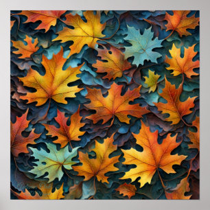 Póster Roble de Otoño