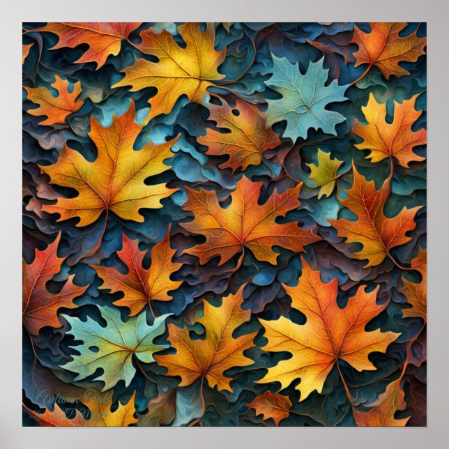 Póster Roble de Otoño (Frente)