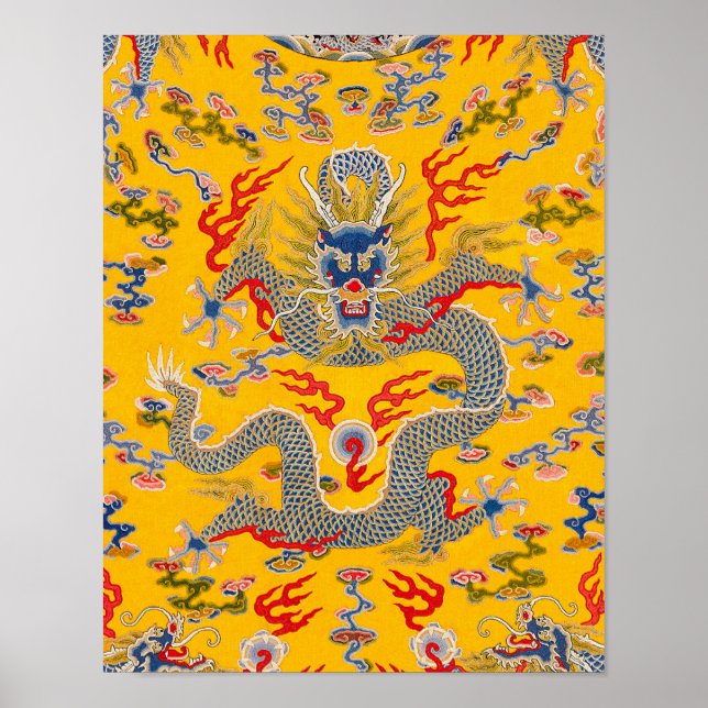 Póster Robo de doce símbolos de la emperatriz china (Frente)