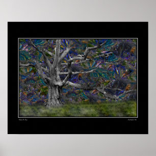 Póster Robo psicodélico