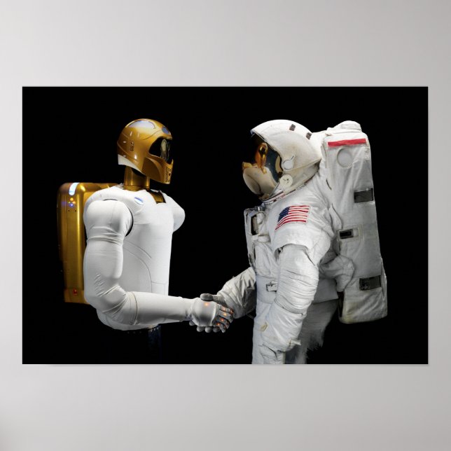 Póster Robonaut 2, un astronauta hel 2 humanoide dexteros (Frente)