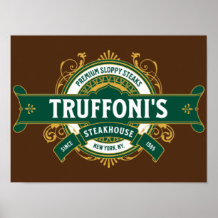 Póster Robos descuidados en Truffoni