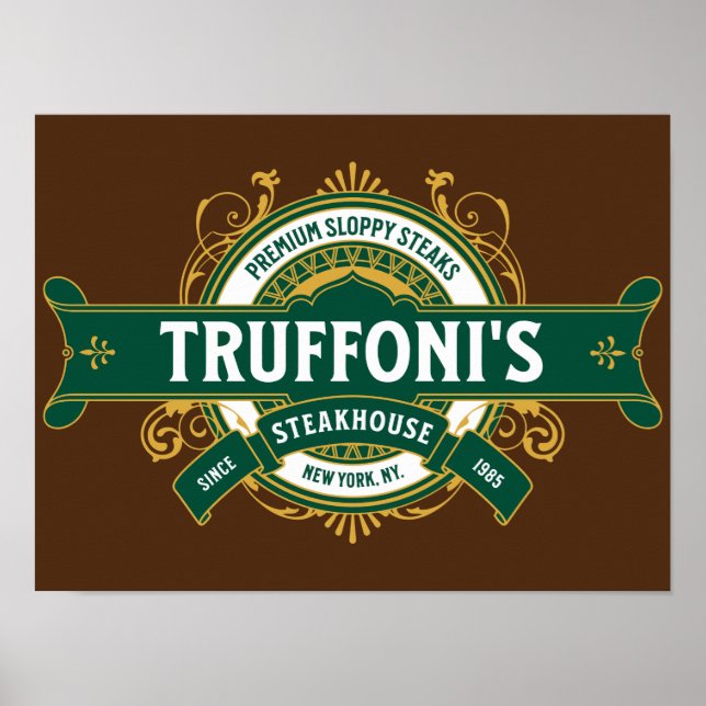 Póster Robos descuidados en Truffoni (Frente)