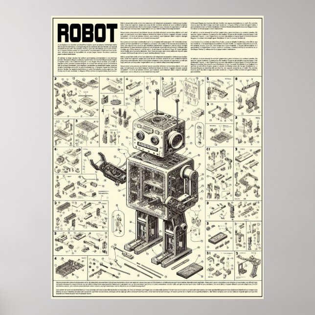 Póster Robot (Frente)