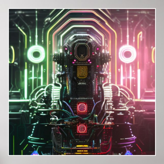 Póster Robot 1 poster mate (Frente)