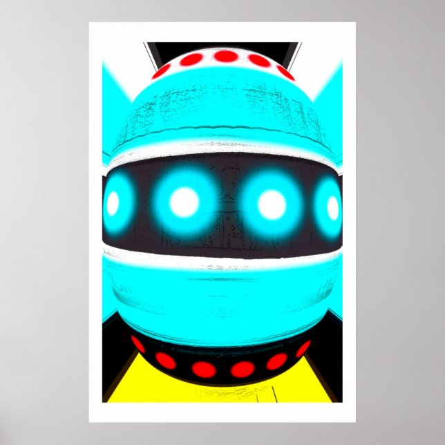 Póster Robot alienígena (Frente)