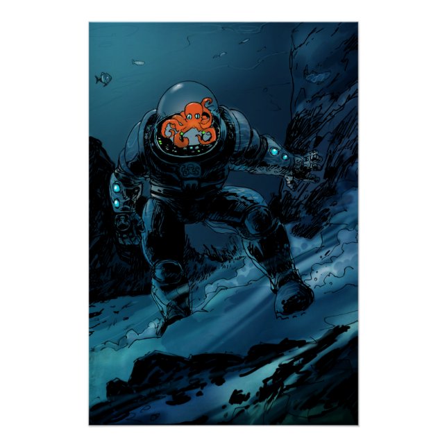 Póster Robot aquatique  (Anverso)