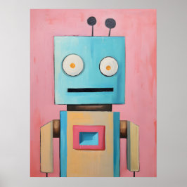 Póster Robot Art Poster