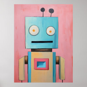 Póster Robot Art Poster