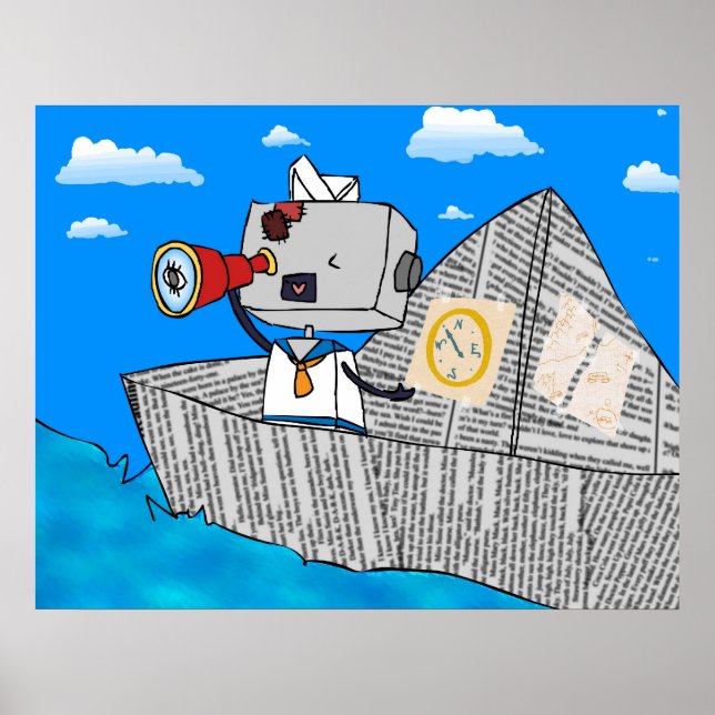 Póster Robot-chan Sailor Poster (Frente)