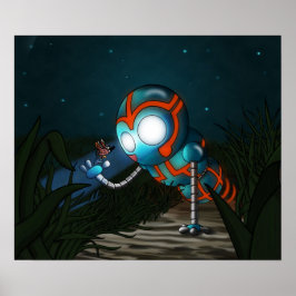 Póster Robot cute