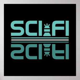 Póster Robot de ciencia ficción