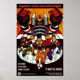 Póster Robot God Akamatsu Poster 1