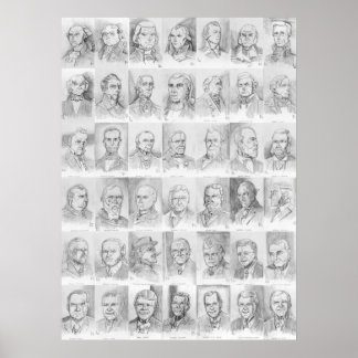 Póster Robot President Poster