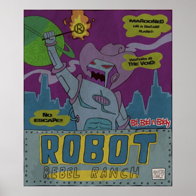 Póster Robot Rebel RanchEd Edd n Eddy (Frente)