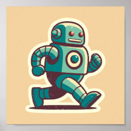Póster Robot Runner