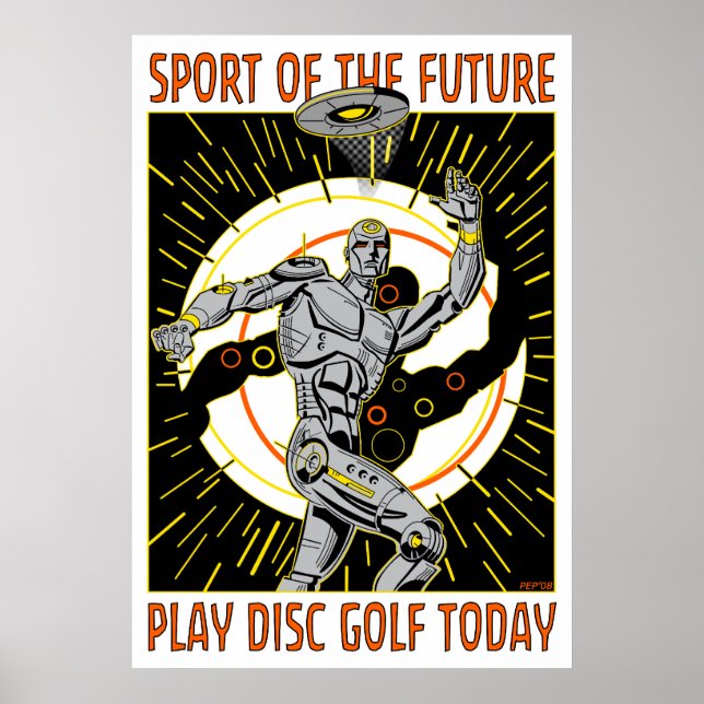 Póster Robot Thrower #1 (Frente)