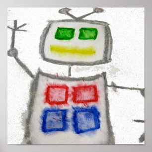 Póster Robot Wave