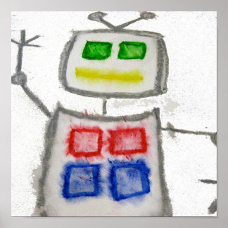 Póster Robot Wave