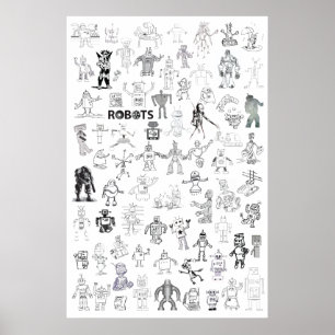 Póster Robots