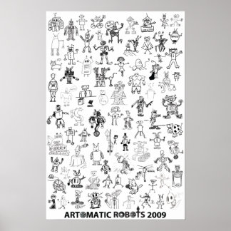 Póster Robots artísticos 2009 Poster 1