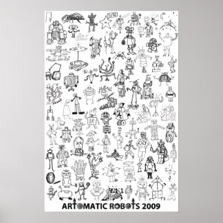 Póster Robots artísticos 2009 Poster 2
