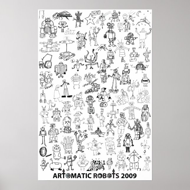 Póster Robots artísticos 2009 Poster 2 (Frente)